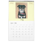 Calendrier chiens chevaux et portraits d'animaux de compagnie (Mar 2026)