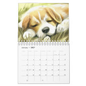 Calendrier Chiens, Chiens qui dorment (Jan 2027)