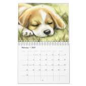 Calendrier Chiens, Chiens qui dorment (Feb 2027)