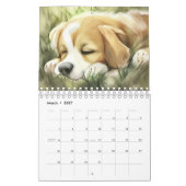 Calendrier Chiens, Chiens qui dorment (Mar 2027)