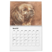 Calendrier Chiens d'art abstrait (Mar 2027)
