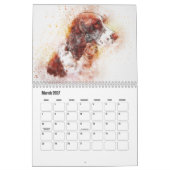 Calendrier Chiens d'art abstrait 2 (Mar 2027)