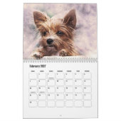 Calendrier Chiens d'art abstrait 2 (Feb 2027)