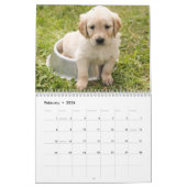Calendrier Chiens de chiots mignons (Feb 2026)