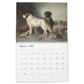 Calendrier Chiens du XIXe siècle en art (Feb 2027)