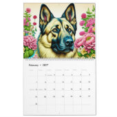 Calendrier Chiens IA | Chiens et chiots mignons (Feb 2027)