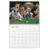 Calendrier Chiens jouant la piscine (Mar 2027)