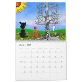 Calendrier Chiens Whimsy, Chats, Animaux, Oiseaux et plus 202 (Mar 2027)
