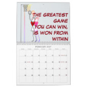 Calendrier Chiffres Stick Citations Inspirationnelles Netball (Feb 2027)