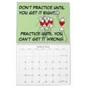 Calendrier Chiffres Stick Citations Inspirationnelles Netball (Mar 2026)