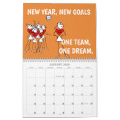 Calendrier Chiffres Stick Citations Inspirationnelles Netball (Jan 2026)