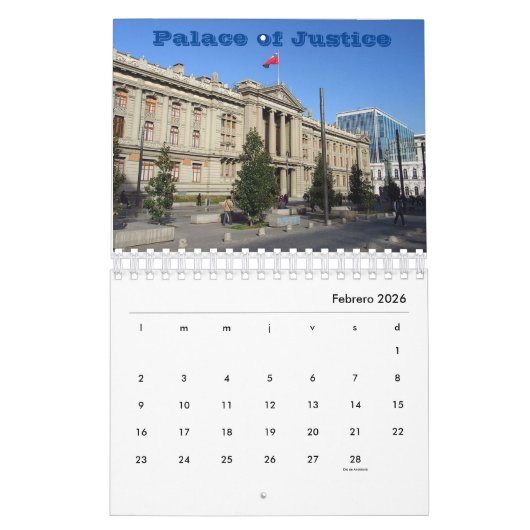 Calendrier Chili (Feb 2026)