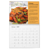 Calendrier chinois 2017 de recettes de cuisine (Jan 2027)