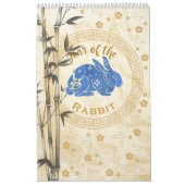 Calendrier Chinois Zodiac Rabbit Année Golden Bamboo (Protection)