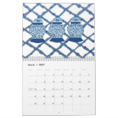 Calendrier Chinoiserie Bamboo Ginger Jar Jars (Mar 2027)