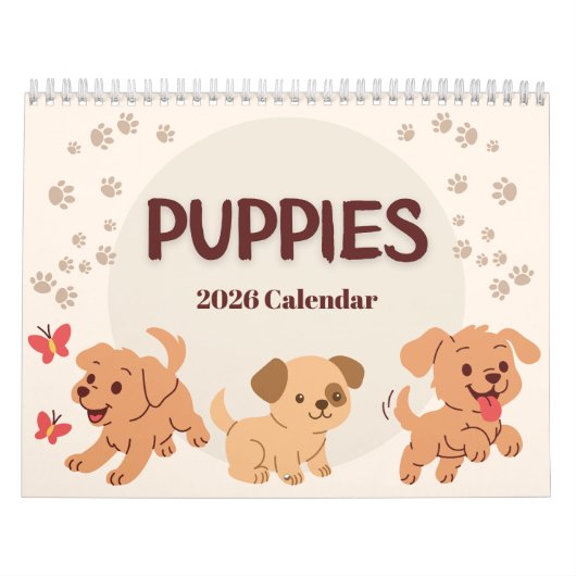 Calendrier Chiots 2026 (Protection)