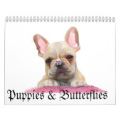 Calendrier Chiots et papillons (Protection)