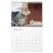 Calendrier Chipmunks 2026 (Feb 2027)