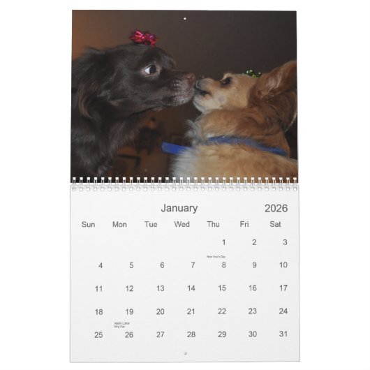 Calendrier Chiwawa (Jan 2026)