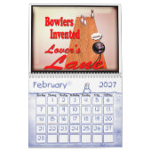 Calendrier Choisissez le bowling de date de début (Feb 2027)