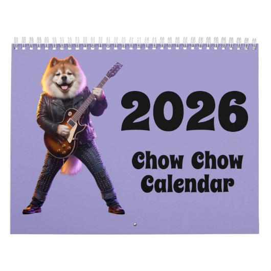 Calendrier Chow Chow Calendar (Protection)