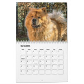 Calendrier Chow Chow Chien (Mar 2026)