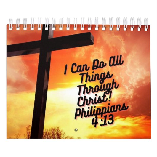 Calendrier chrétien avec versets de la Bible (Protection)