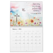 Calendrier chrétien Écriture biblique pour les chr (Feb 2026)