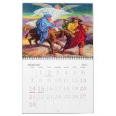 Calendrier chrétien vintage (Feb 2027)