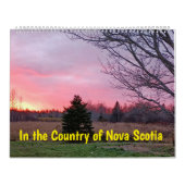 Calendrier Christian events calendar country scene (Protection)