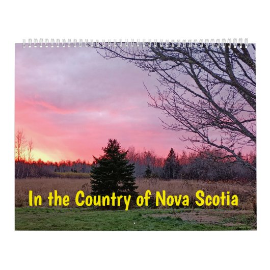 Calendrier Christian events calendar country scene (Protection)