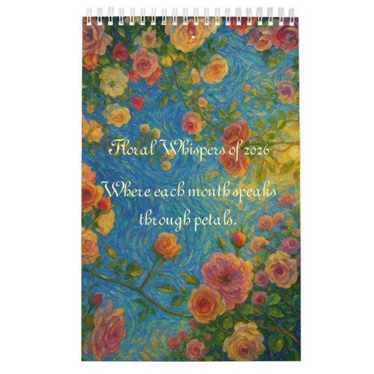Calendrier Chuchotements Floraux de 2026 (Protection)