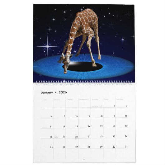 Calendrier Chuck Nelson Photographie (Jan 2026)