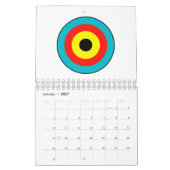 Calendrier Cible isolée d'Archery (Jan 2027)