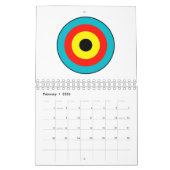 Calendrier Cible isolée d'Archery (Feb 2026)