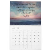 Calendrier Ciels océaniques de rêve (Mar 2027)