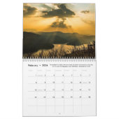 Calendrier Ciels spectaculaires & Versets bibliques Calendrie (Feb 2026)