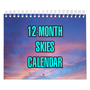 Calendrier Cieux de 12 mois