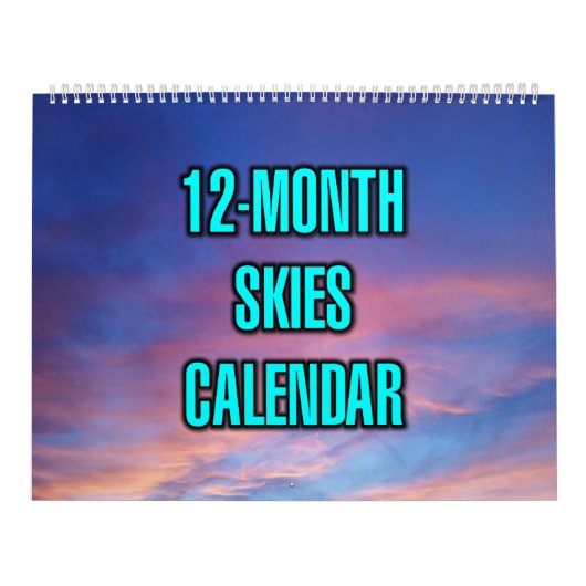 Calendrier Cieux de 12 mois (Protection)