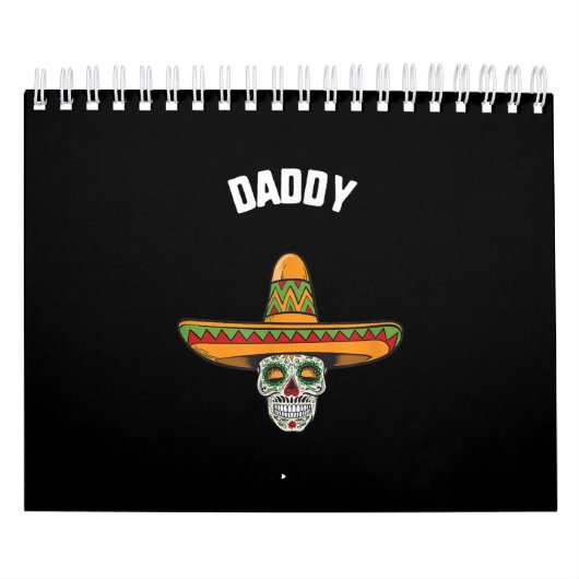 Calendrier Cinco De Mayo Daddy Sugar Skull Sombrero Taco (Protection)