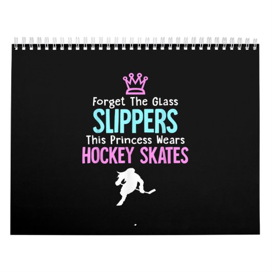 Calendrier Citation Cadeaux De Filles De Hockey Sur Glace (Protection)