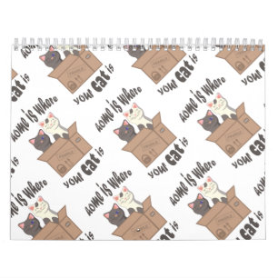 Calendrier Citation drôle Accueil est où est votre chat