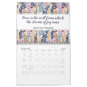 Calendrier Citation Inspirationnelle Stylish Botanical Floral (Feb 2026)