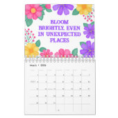 Calendrier Citation Motivationnelle Décor Dopamine Inspiratio (Mar 2026)