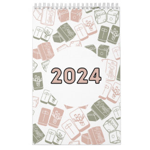 Calendrier Citations amusantes de Mahjong 2024