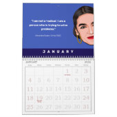 Calendrier Citations AOC - Alexandria Ocasio-Cortez (Jan 2026)