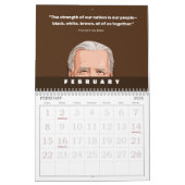 Calendrier Citations célèbres de Joe Biden (Feb 2026)