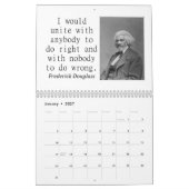 Calendrier Citations de Frederick Douglass (Jan 2027)
