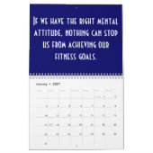 Calendrier Citations de motivation de forme physique (Jan 2027)