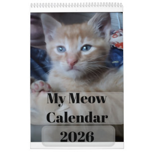 Calendrier Citations de photos de mon chat Personnaliser Amus